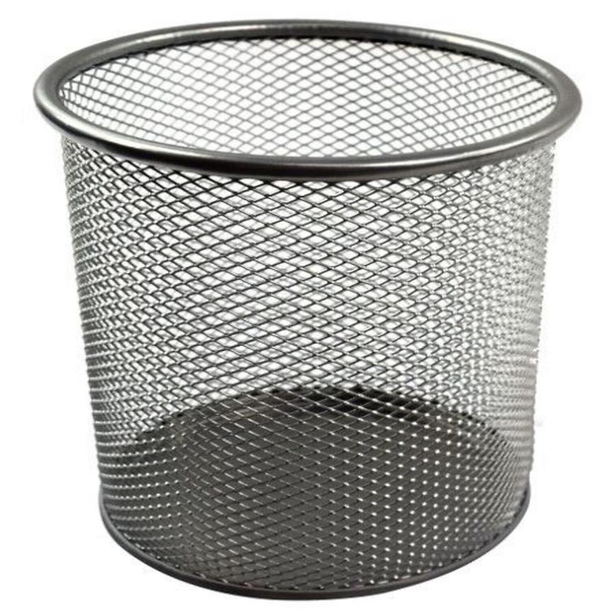 Organizér na psací stůl stříbrný 11,8x14.5