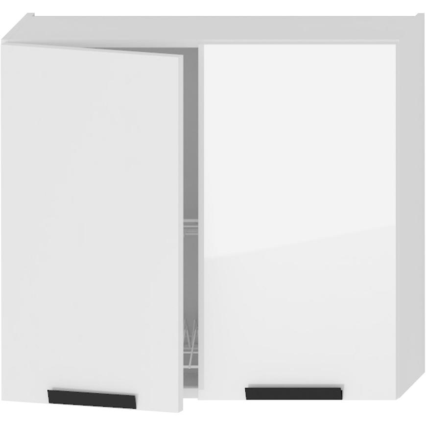 Kuchyňská Skříňka Denis W80su Alu bílý puntík