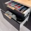 Kuchyňská Skříňka Denis W80grf/2 Sd černá mat continental/bílá,19