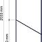 Boční Panel Adele 720 + 1313 bílý puntík,3