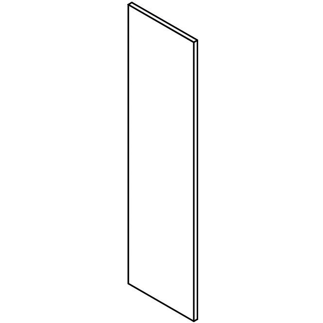 Boční Panel Adele 1080x304 bílý puntík