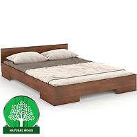 Dřevěná buková postel Skandica Spectrum Nízký 120x200 Ořech