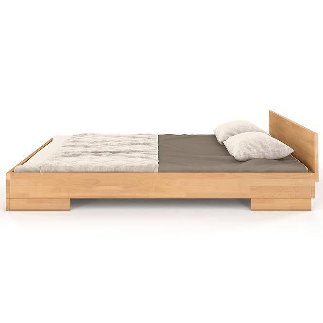 Dřevěná buková postel Skandica Spectrum Nízký 160x200 Přírodní