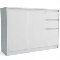 Komoda Aston 3d2s Bílá