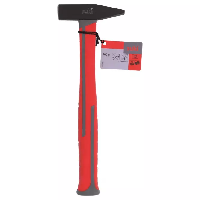Zámečnícke kladivo 300 g Fiberglas/TPE - rukojeť,2