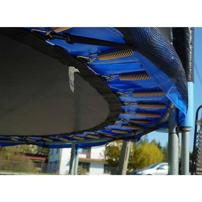 Trampolína s žebříkem 244cm modrá