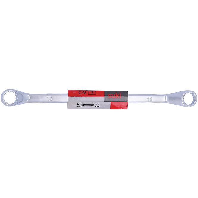 Klíč očkový 14x15 chrom-vanad DIN838