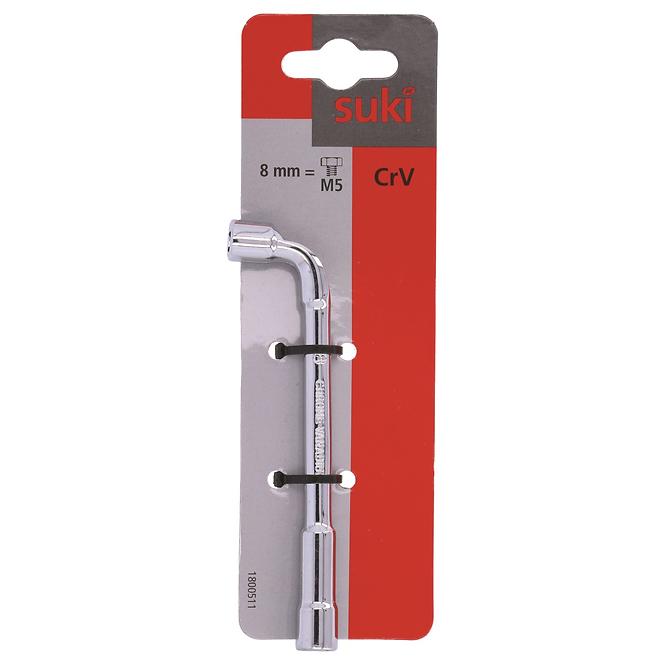 Úhlový šestihranný klíč, ohebný L-tvar, CV, 8 mm