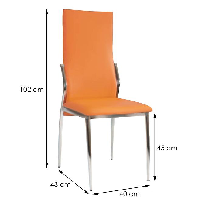 Židle Savana oranžová tm-0066-o,2