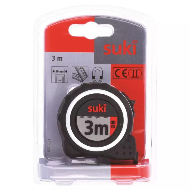 Měricí pásmo 3 m, oboustranné, TPE, CE