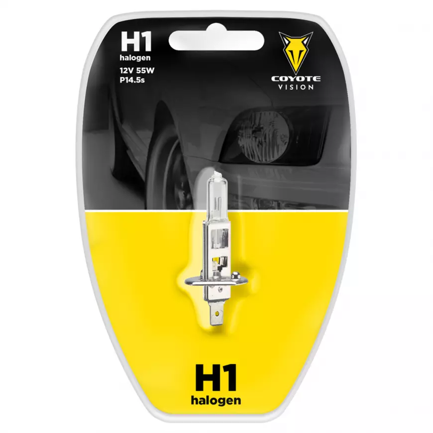Žárovka 12V H1 55W Coyote Vision Blistr