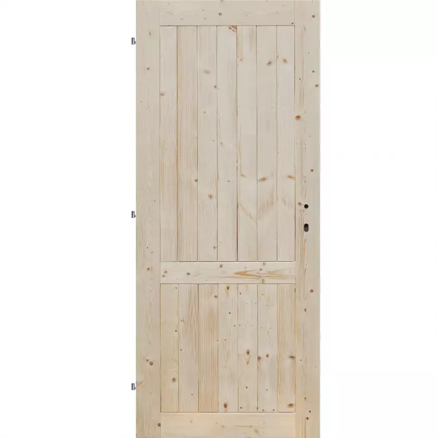 Palubkové dveře PN plné 80L smrk