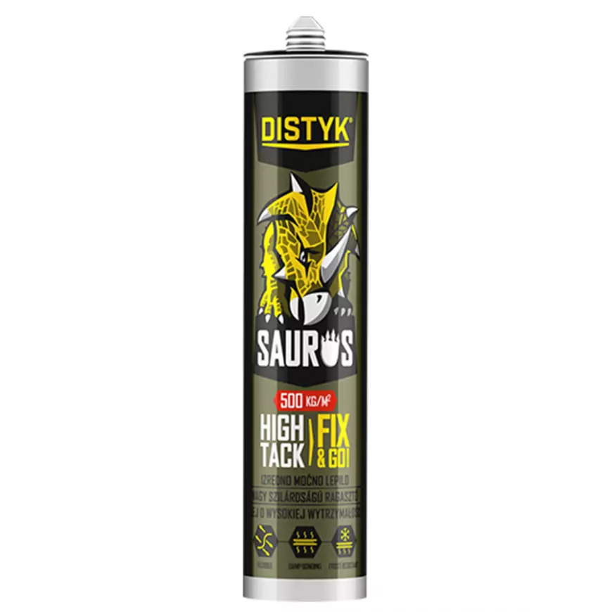 Lepidlo univerzální Den Braven Distyk SAURUS High tack 290ml bílý