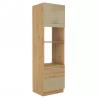 Kuchyňská skříňka Artisan Cappuccino lesk 60dpm-210 2f