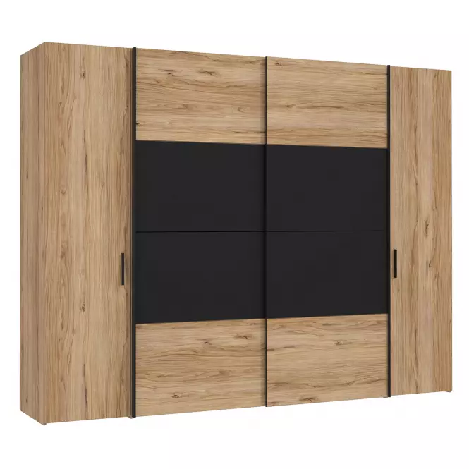 Skříň Nemezy Dqls82411 dub catania/černý 