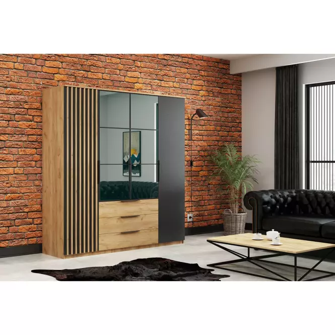 Šatní skříň Sorento 200X215X61,4