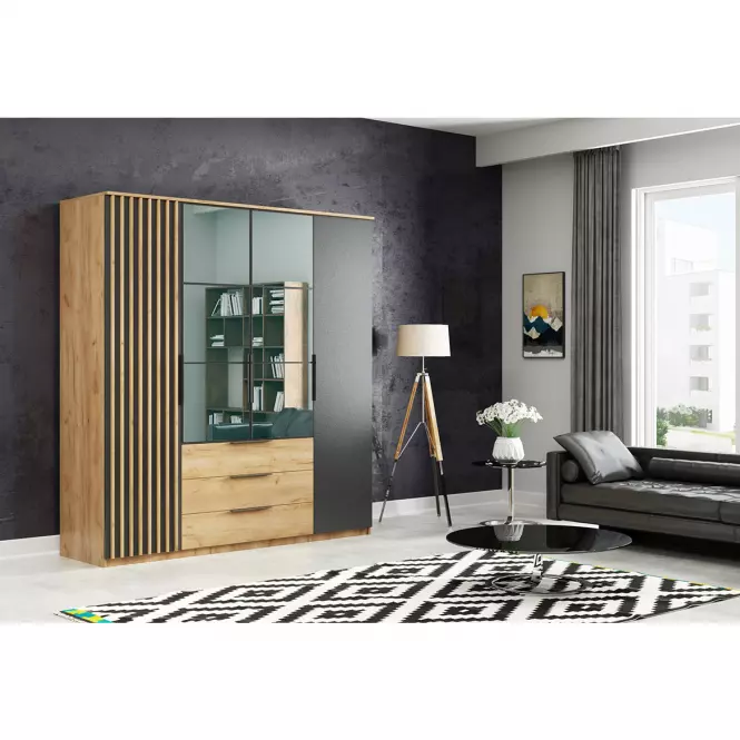 Šatní skříň Sorento 200X215X61,5