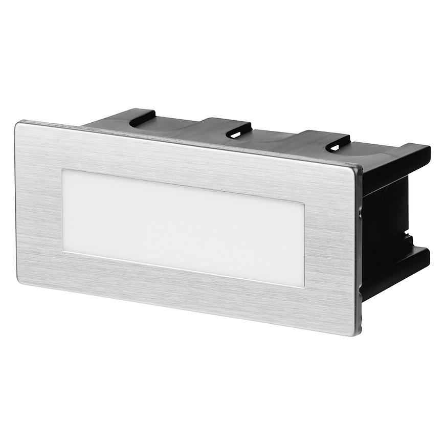 Levně LED orientační svítidlo AMAL vestavné, 12 x 5 cm, 1,5 W, teplá bílá, IP65