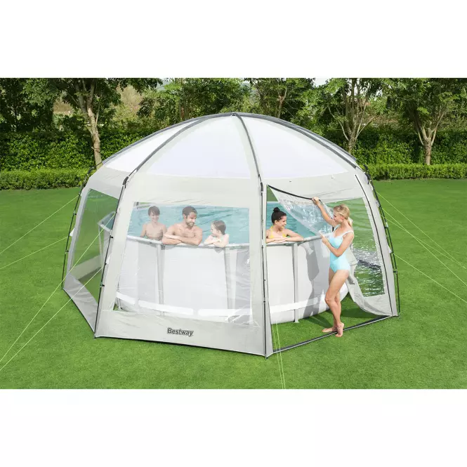Zastřešení bazénu pool dome 6 x 6 x 2.95, 58612,3