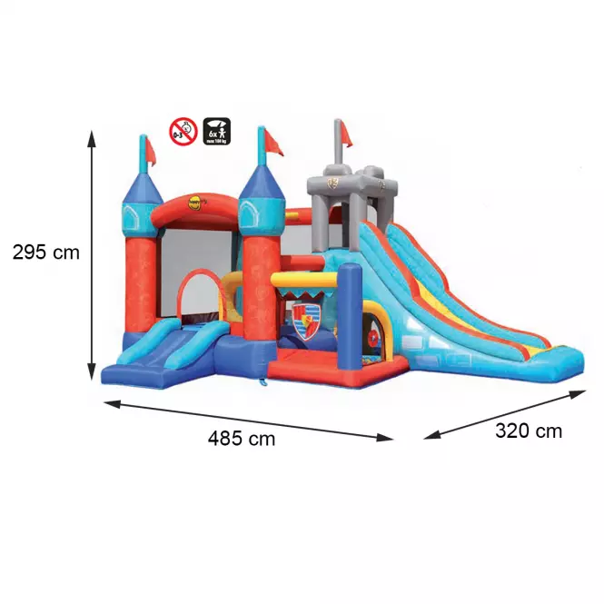 Nafukovací hřiště Gryf 13v1,4