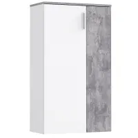 beton světlý/bílá