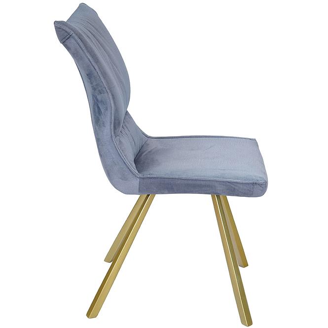 Židle Porto Monolith šedá /nohy zlaté
