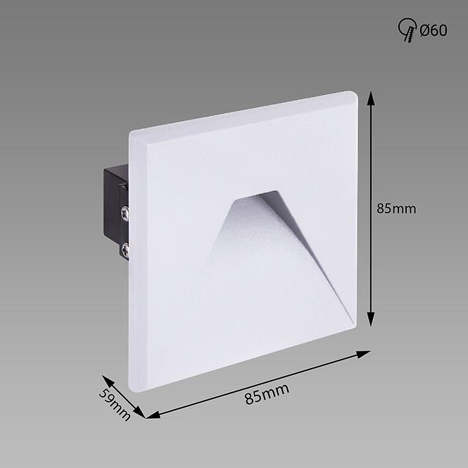 Nástěnné svítidlo Kurs LED D 1.6W White NW 03908 K1