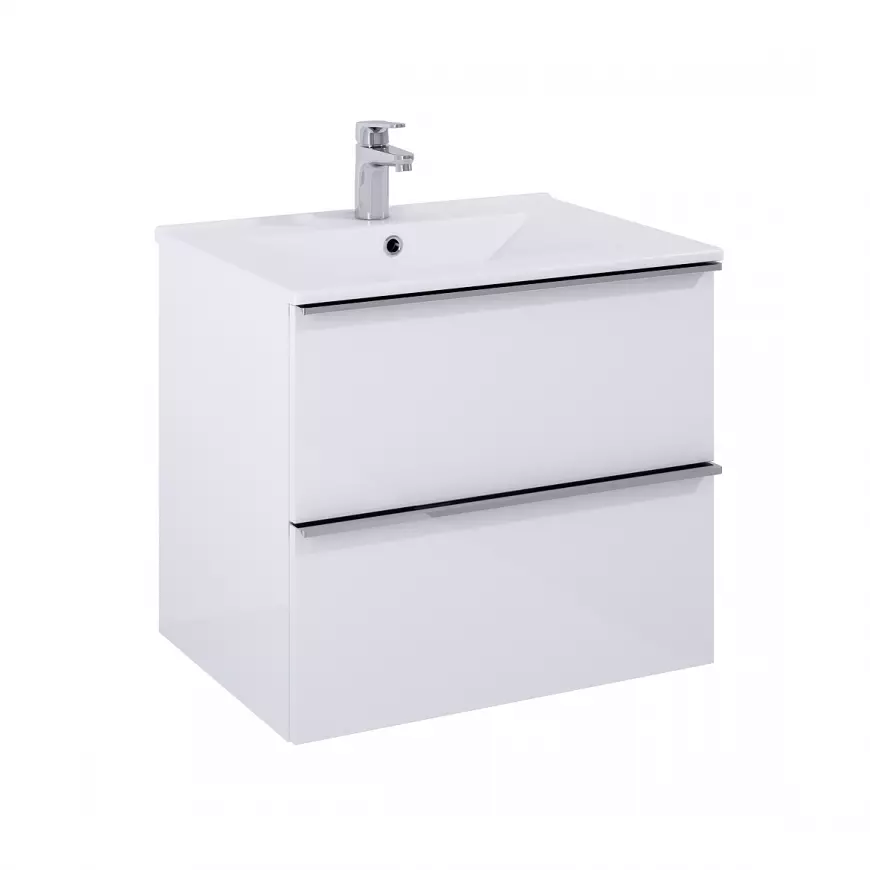 Skříňka s umyvadlem Merkado 60 2S bílá