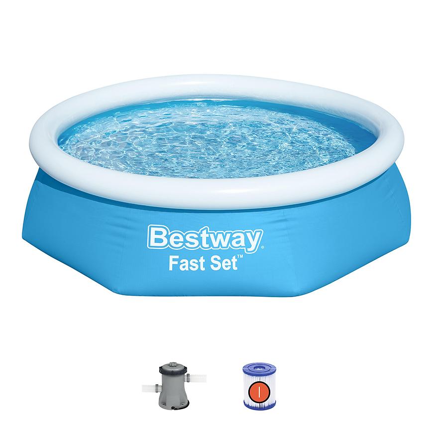 Bazén Bestway Fast Set 2,44 x 0,61 m s kartušovou filtrací
