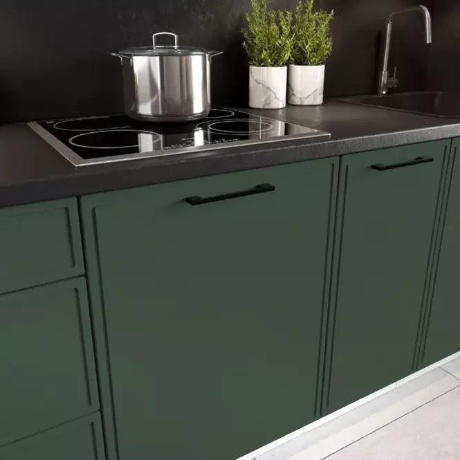 Kuchyňská skříňka Emily w45 pl zelená mat,3