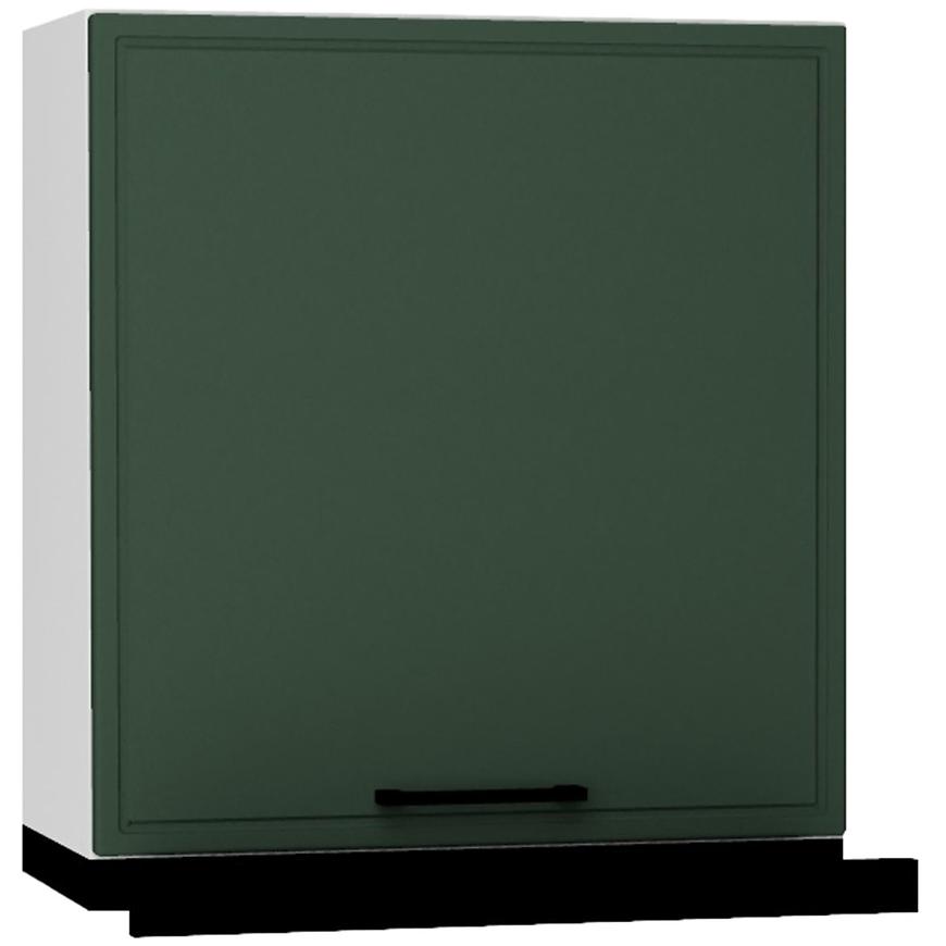 Kuchyňská skříňka Emily w60/68 slim pl s černou digestoří zelená