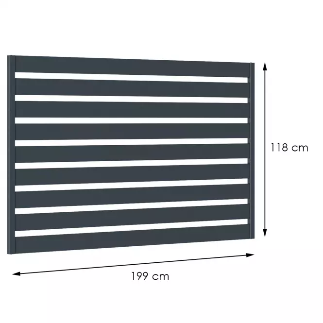Plotové pole safír - 199x118 cm,2