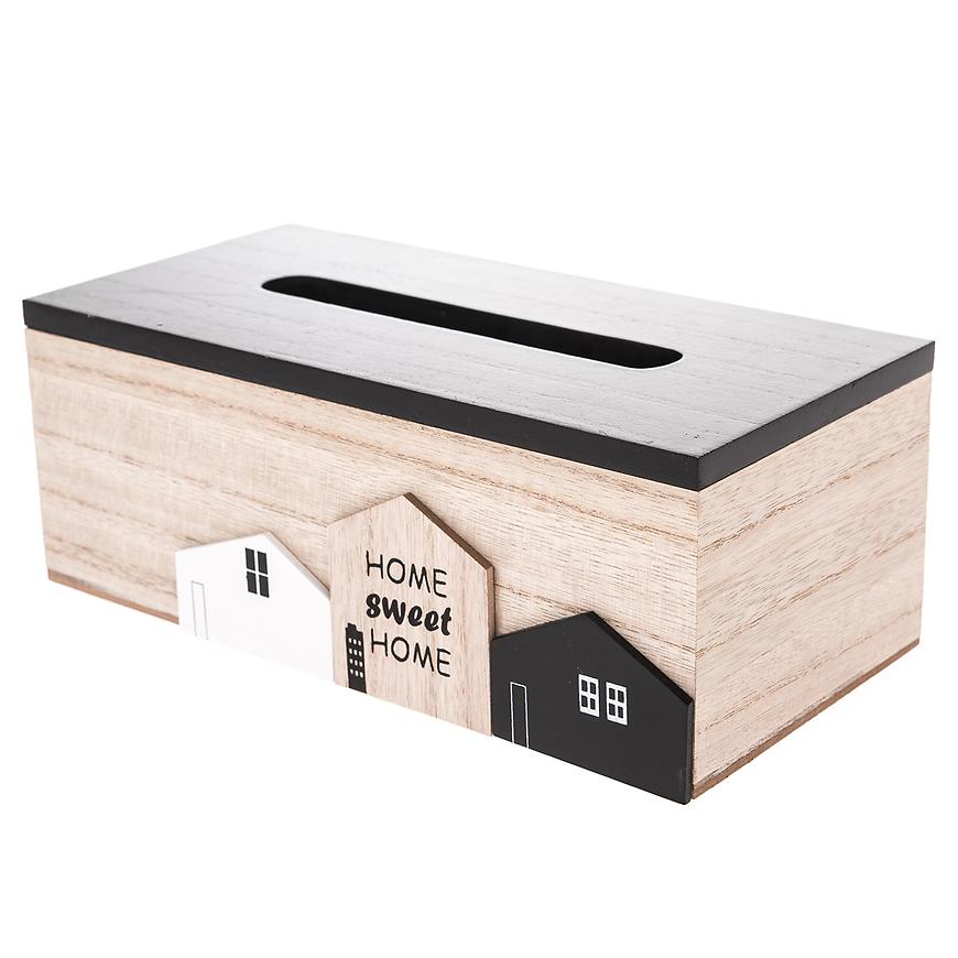 Dřevěná krabička na kapesníky AA06
