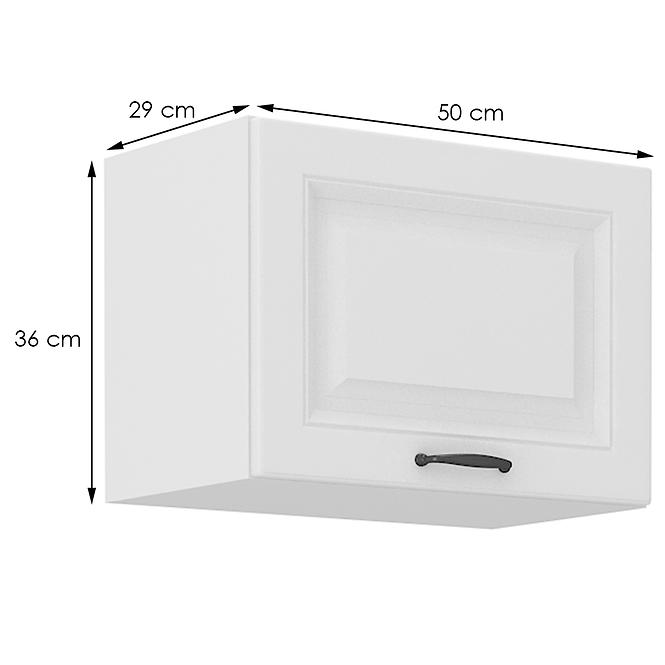 Kuchyňská skříňka STILO bílá mat/bílá 50gu-36 1f