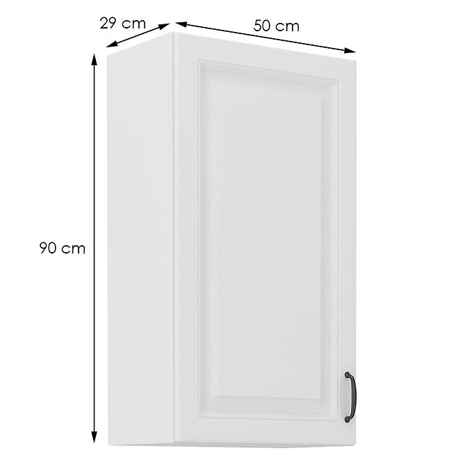 Kuchyňská skříňka STILO bílá mat/bílá 50g-90 1f