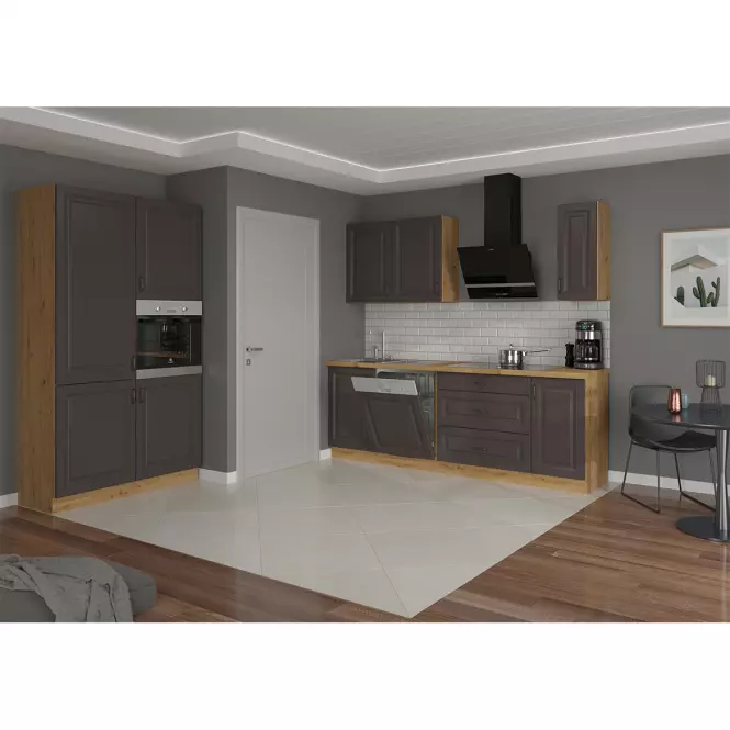 Kuchyňská skříňka STILO grafit mat/artisan 30g-90 1f,8