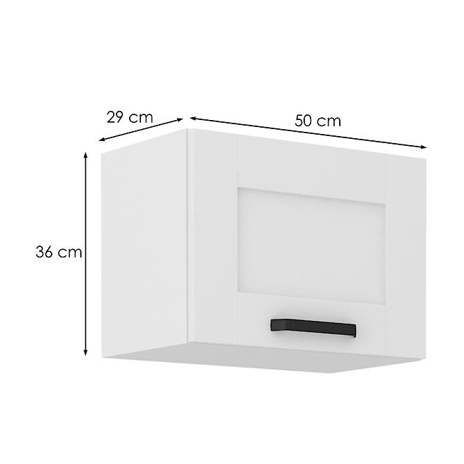 Kuchyňská skříňka LUNA bílá mat/bílá 50gu-36 1f