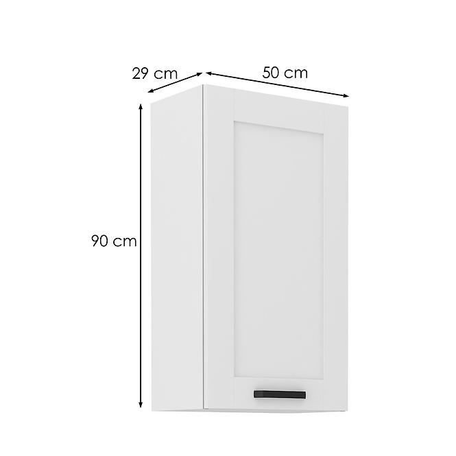 Kuchyňská skříňka LUNA bílá mat/bílá 50g-90 1f