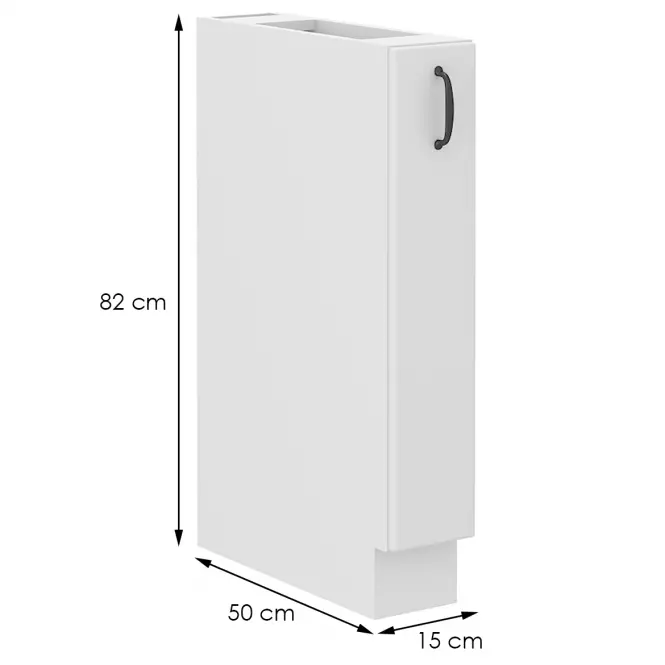 Kuchyňská skříňka STILO bílá mat/bílá 15d cargo bb,2