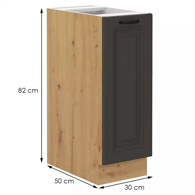 Kuchyňská skříňka STILO grafit mat/artisan 30d cargo bb,2