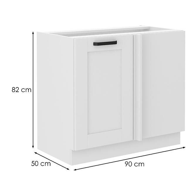Kuchyňská skříňka LUNA bílá mat/bílá 105 nd 1f bb