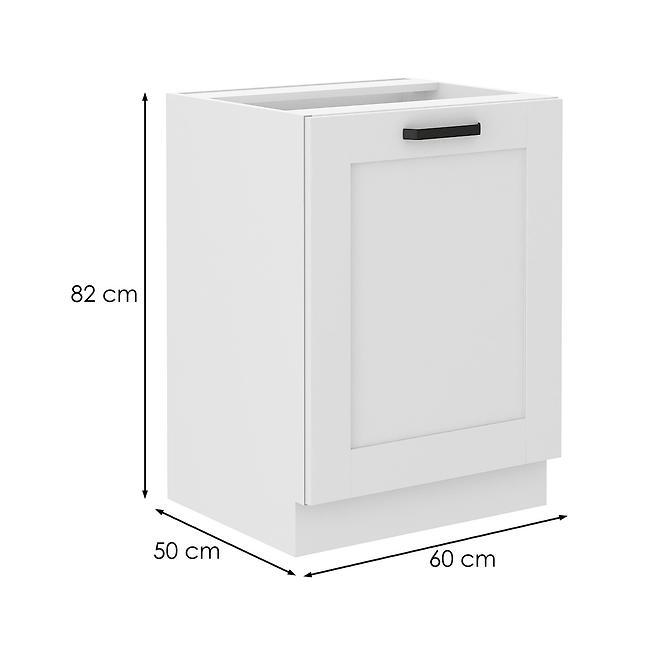 Kuchyňská skříňka LUNA bílá mat/bílá 60d 1f bb