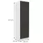 Kuchyňská skříňka STILO grafit mat/bílá 60dk-210 2f,2