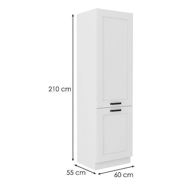 Kuchyňská skříňka LUNA bílá mat/bílá 60dk-210 2f