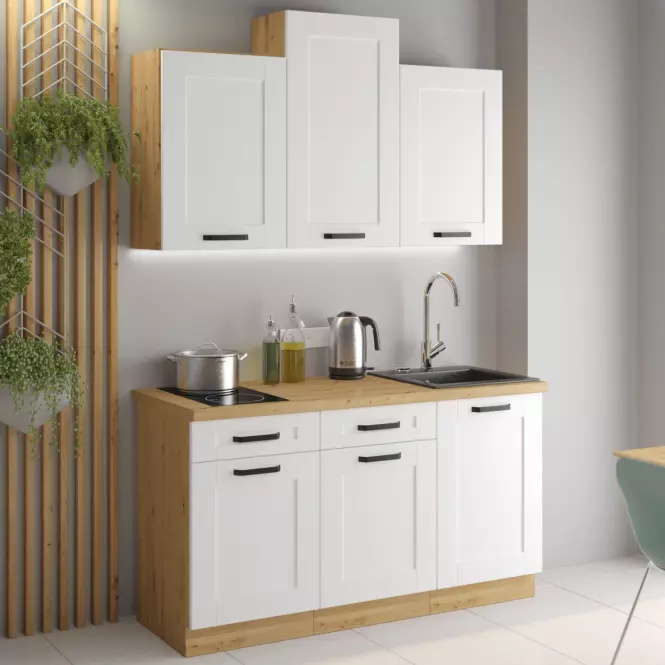 Dvířka na vestavnou myčku LUNA bílá mat/artisan 570x446,4