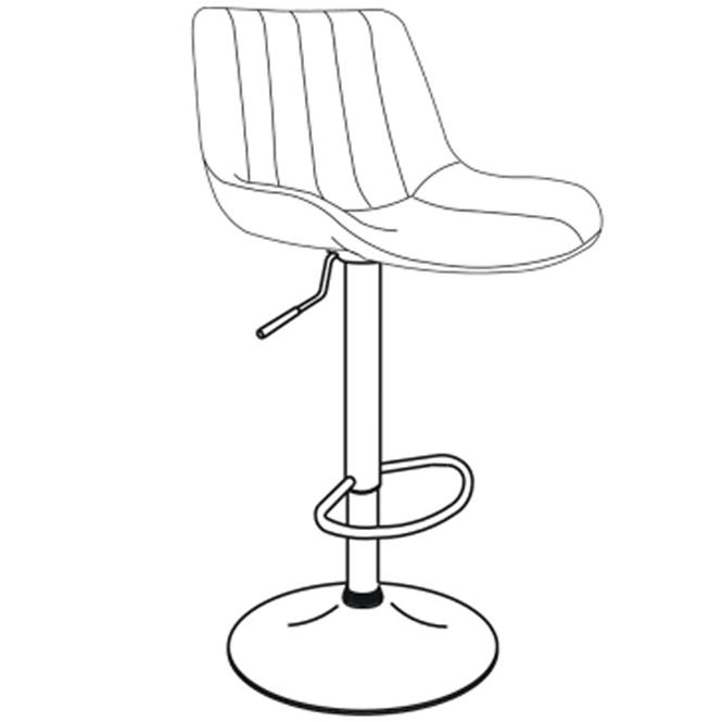 Barová židle WY-5193Y Dark brown116-27,3