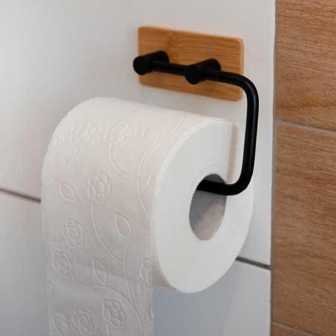 Držák na toaletní papír s bambusem černý 8056 Umbra Bisk
