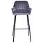 Barová Židle 2-170a Grey Velvet Lf-260-39,3