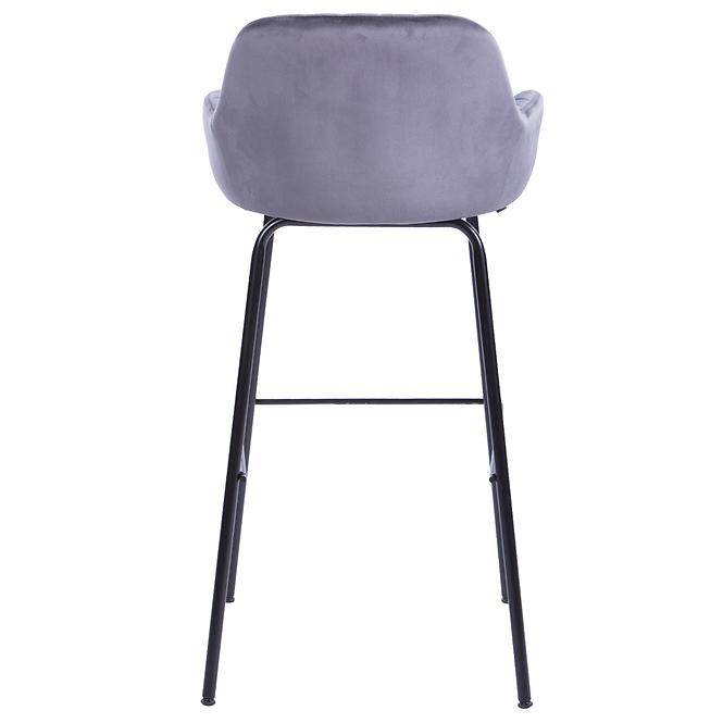 Barová Židle 2-170a Grey Velvet Lf-260-39                   