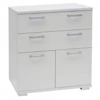Komoda 2D2S Polaris bílá